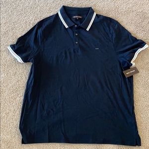 Michael Kors Men’s Navy Polo Shirt Size XXL.